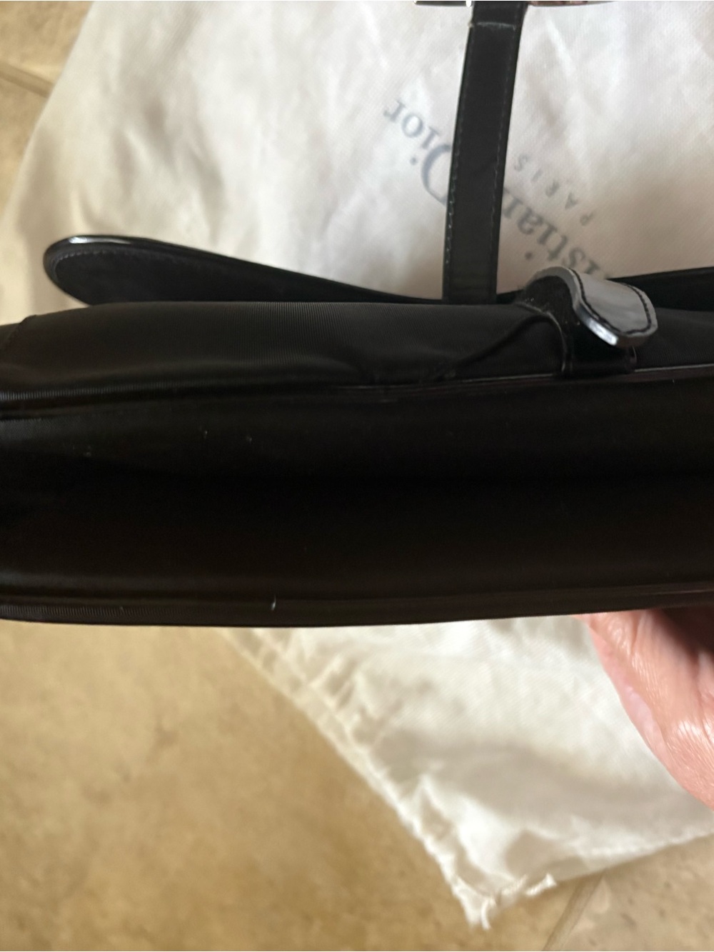 Christian Dior Black Saddle Bag - Picture 8 of 12